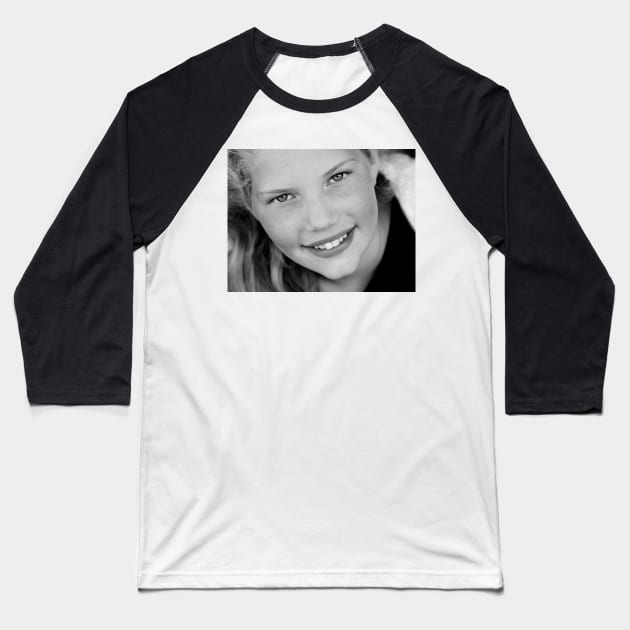 Perrin's Smile Baseball T-Shirt by micklyn